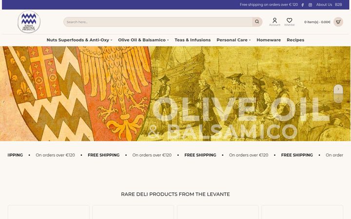 Screenshot of ionianheritage.com