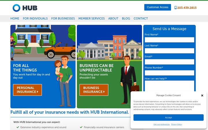 Screenshot of ioninsurance.com