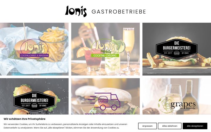 Screenshot of ionis.de