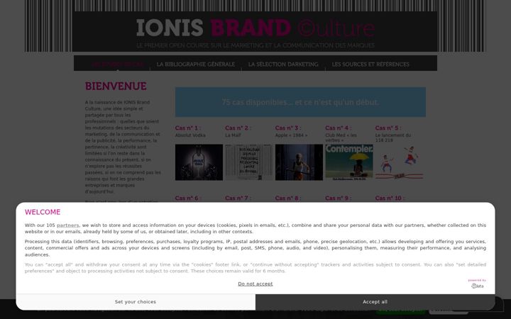 Screenshot of ionisbrandculture.com