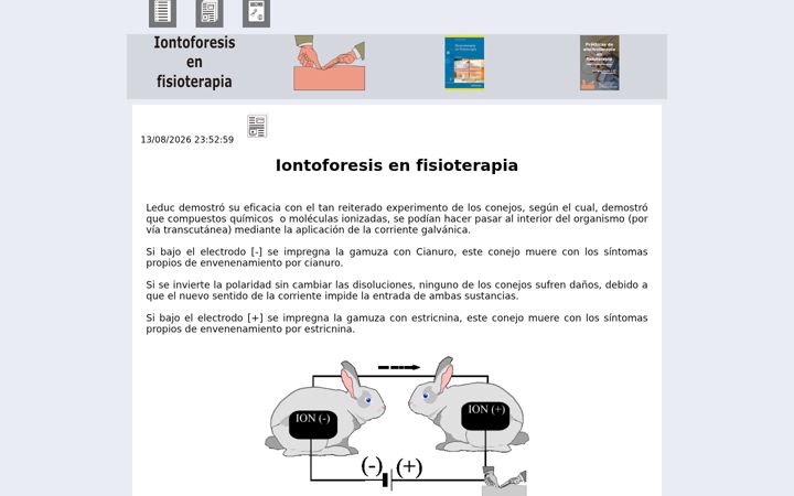 Screenshot of iontoforesis.com
