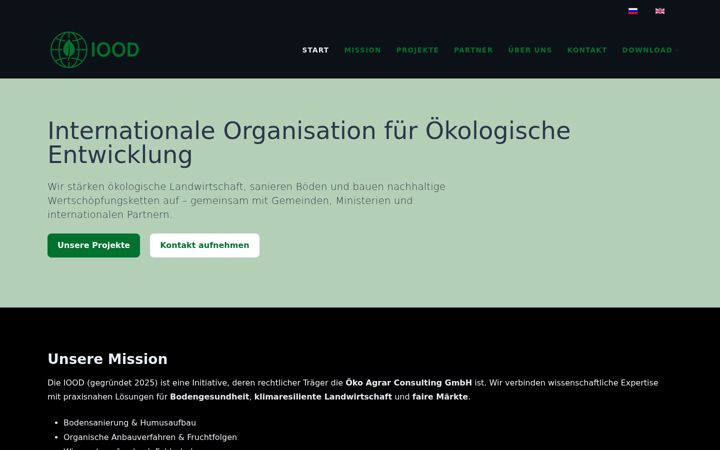 Screenshot of iood.eu