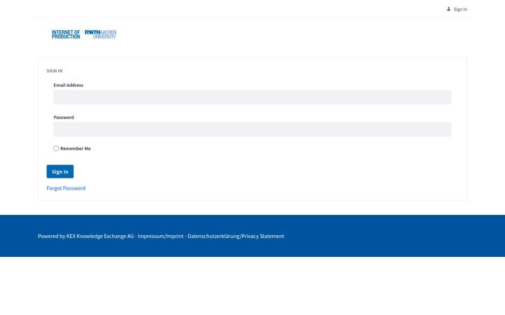 Screenshot of iop-portal.rwth-aachen.de