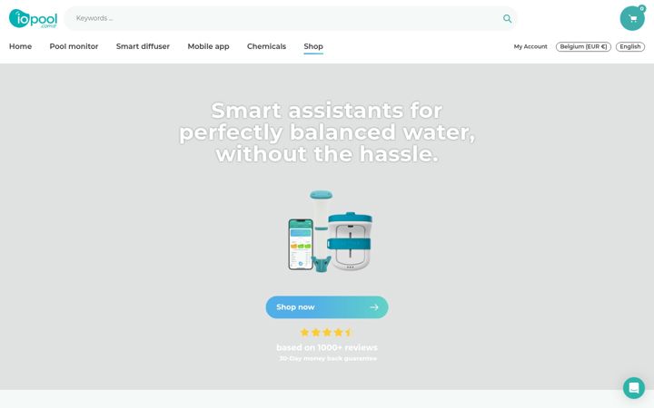 Screenshot of iopool.com
