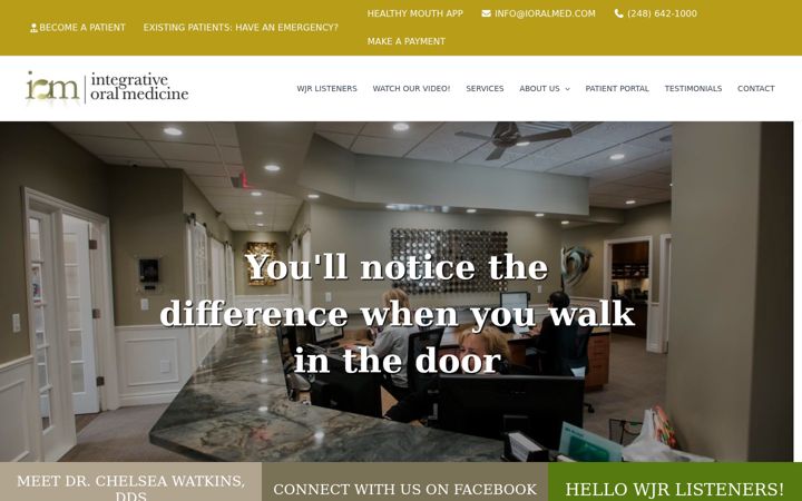 Screenshot of ioralmed.com