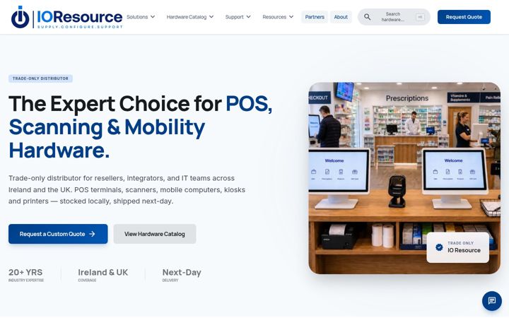 Screenshot of ioresource.com