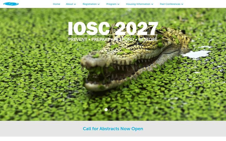 Screenshot of iosc.org