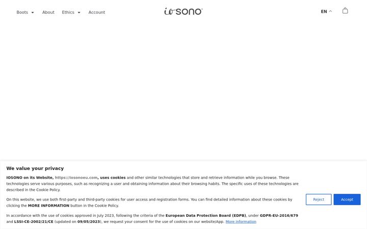 Screenshot of iosonoeu.com