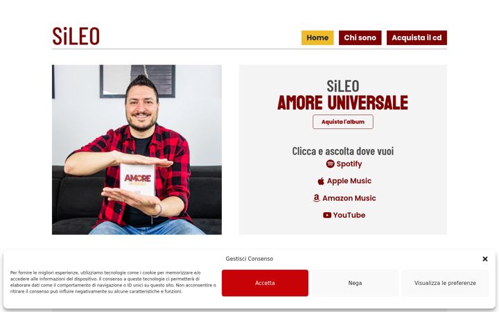 Screenshot of iosonosileo.com