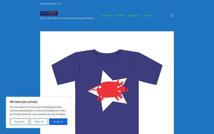 Screenshot of iostocolporco.com