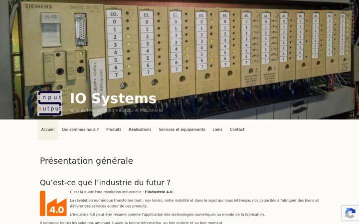 Screenshot of iosystems.fr