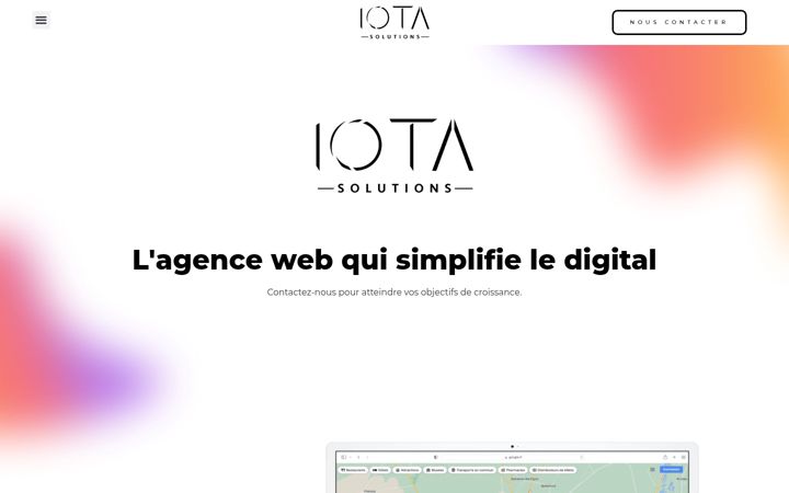 Screenshot of iota-solutions.fr