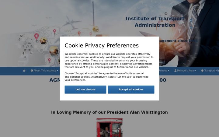 Screenshot of iota.org.uk