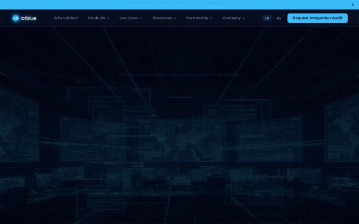 Screenshot of iotblue.com