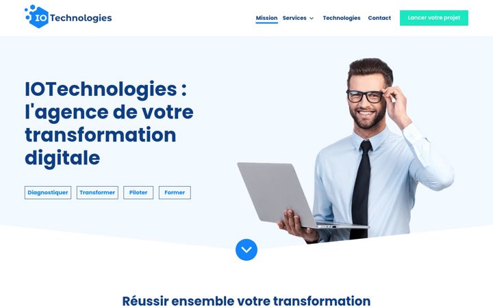 Screenshot of iotechnologies.fr
