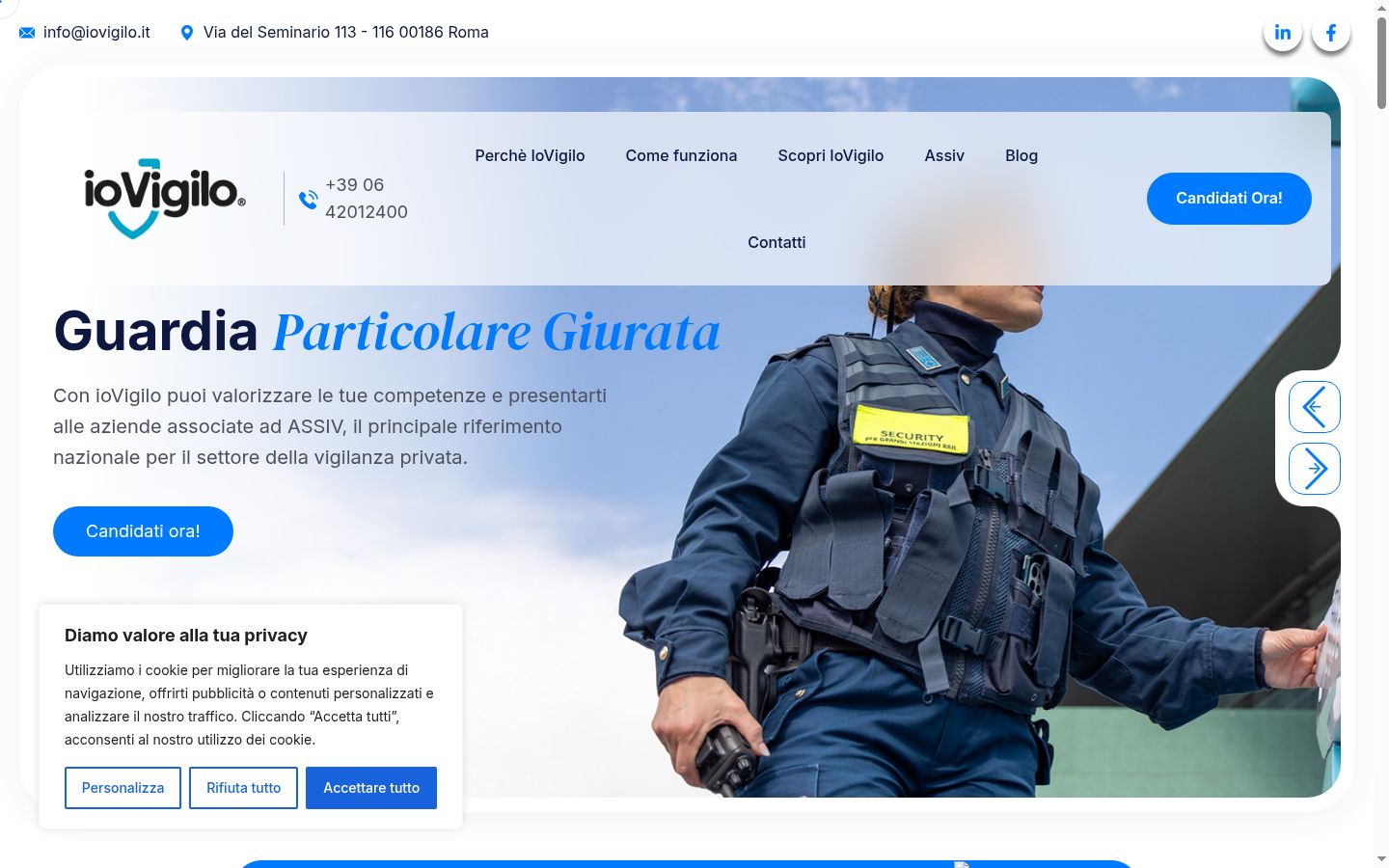 Screenshot tal-banner tal-kunsens muri qabel kwalunkwe interazzjoni