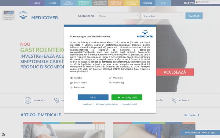 Screenshot of iowemed.ro