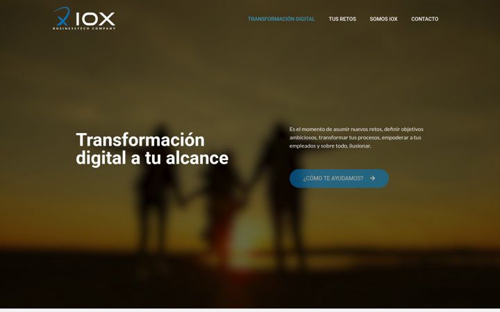 Screenshot of ioxcompany.com