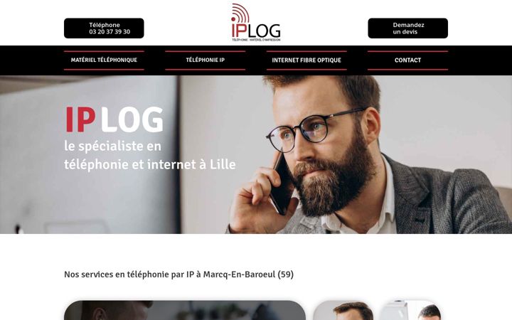 Screenshot of ip-log.fr