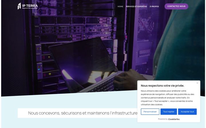 Screenshot of ip-terra.com
