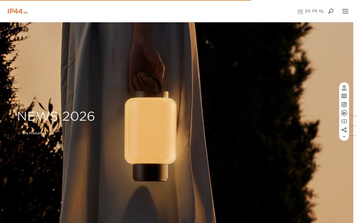 Screenshot of ip44.de