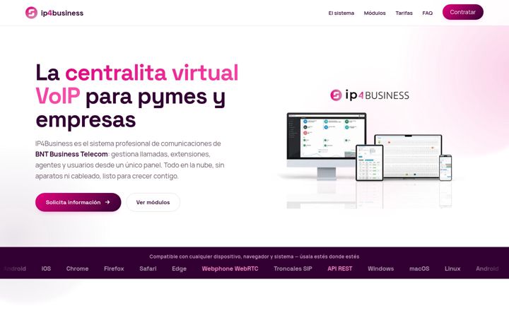 Screenshot of ip4business.es