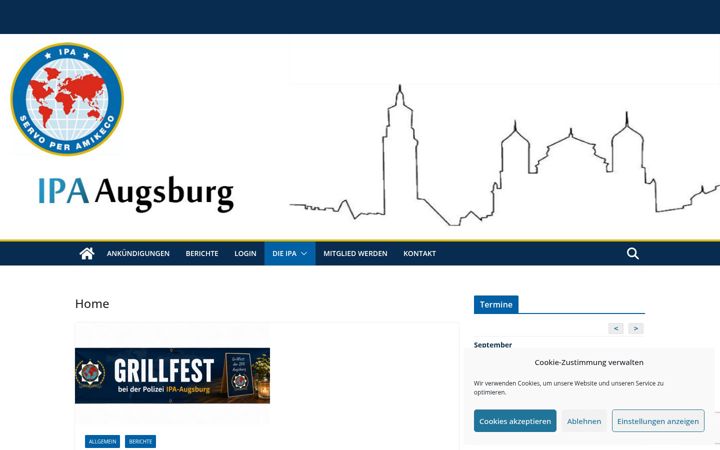 Screenshot of ipa-augsburg.de