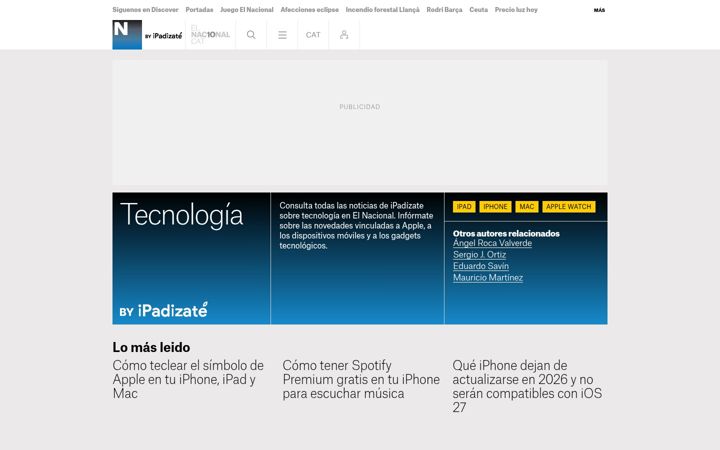 Screenshot of ipadizate.com