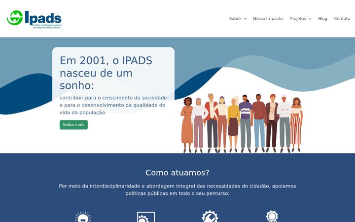 Screenshot of ipads.org.br