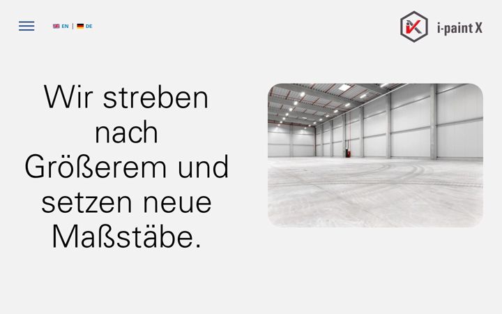 Screenshot of ipaintx.de