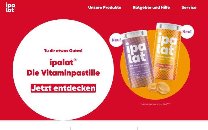 Screenshot of ipalat.de