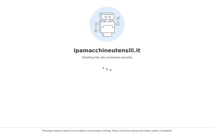 Screenshot of ipamacchineutensili.it