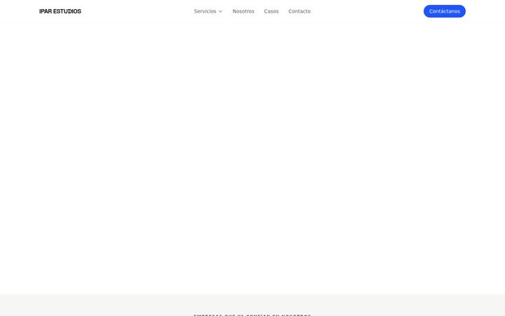 Screenshot of iparestudios.com