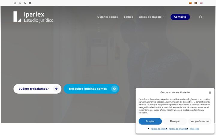 Screenshot of iparlex.com