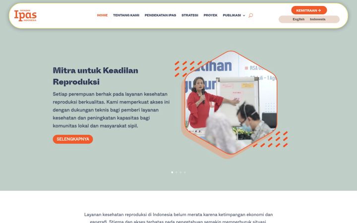Screenshot of ipasindonesia.org