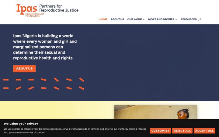 Screenshot of ipasnigeria.org