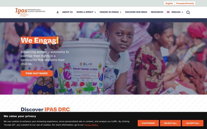 Screenshot of ipasrdc.org