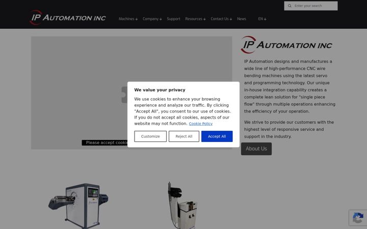 Screenshot of ipautomationinc.com