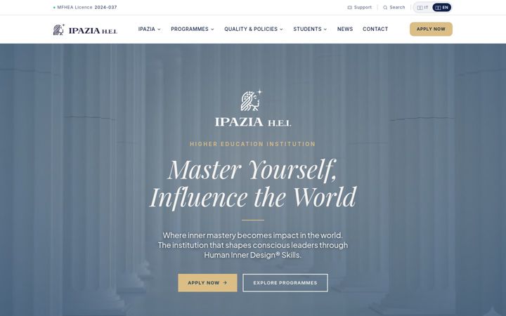 Screenshot of ipazia-hei.com