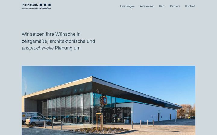 Screenshot of ipb-finzel.de