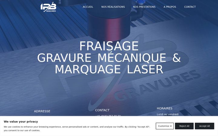 Screenshot of ipb-gravures.ch