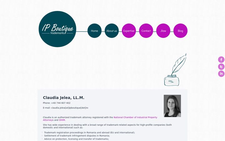 Screenshot of ipboutique.ro