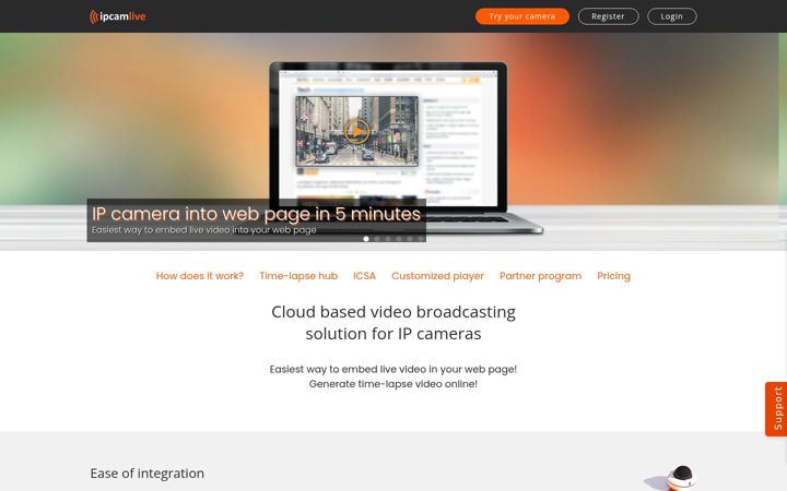 Screenshot von ipcamlive.com