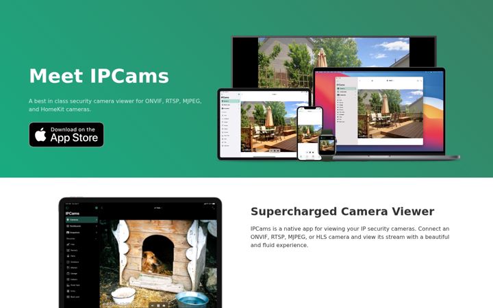Screenshot of ipcams.app