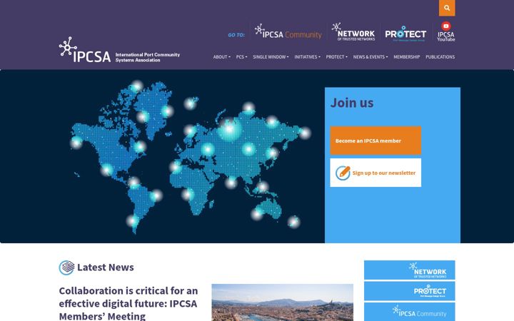Screenshot of ipcsa.international