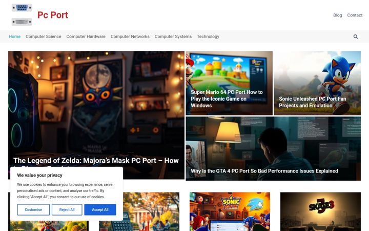 Screenshot of ipcsite.co.uk