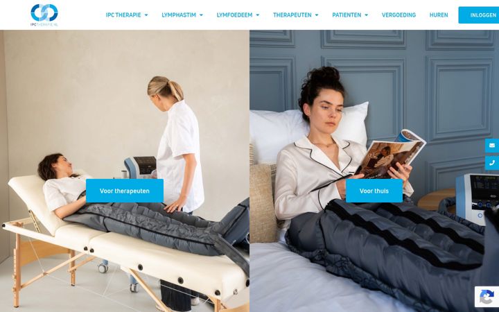 Screenshot of ipctherapie.nl