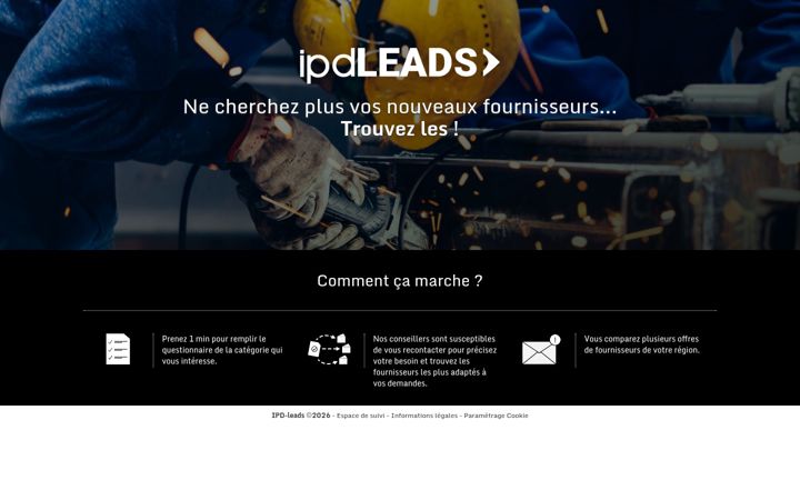 Screenshot of ipd-leads.fr