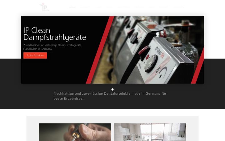 Screenshot of ipdent.de