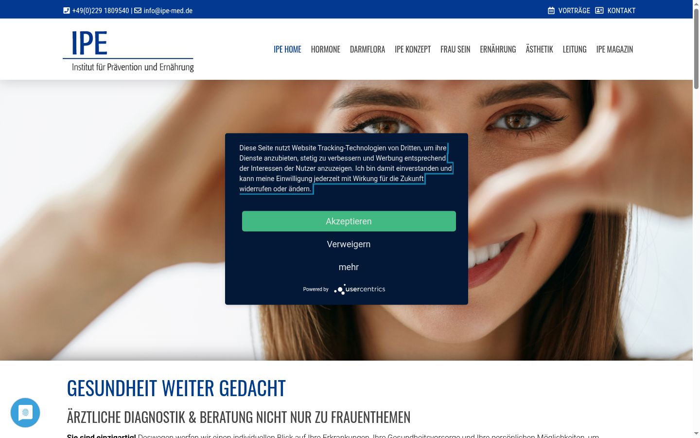Zrzut ekranu banera zgody wyświetlanego przed jakąkolwiek interakcją